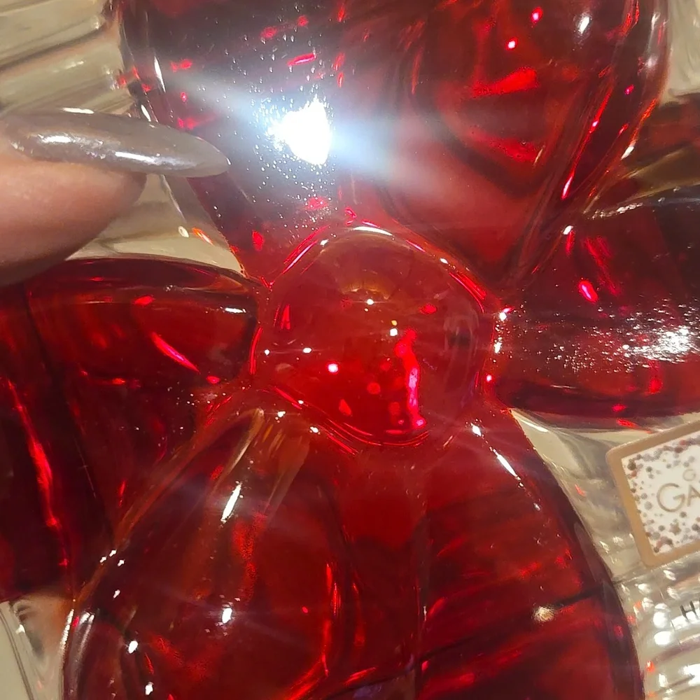 Godinger Gatherings Gorgeous Crystal/Red Ribbon Present Box - Picture 8 of 11